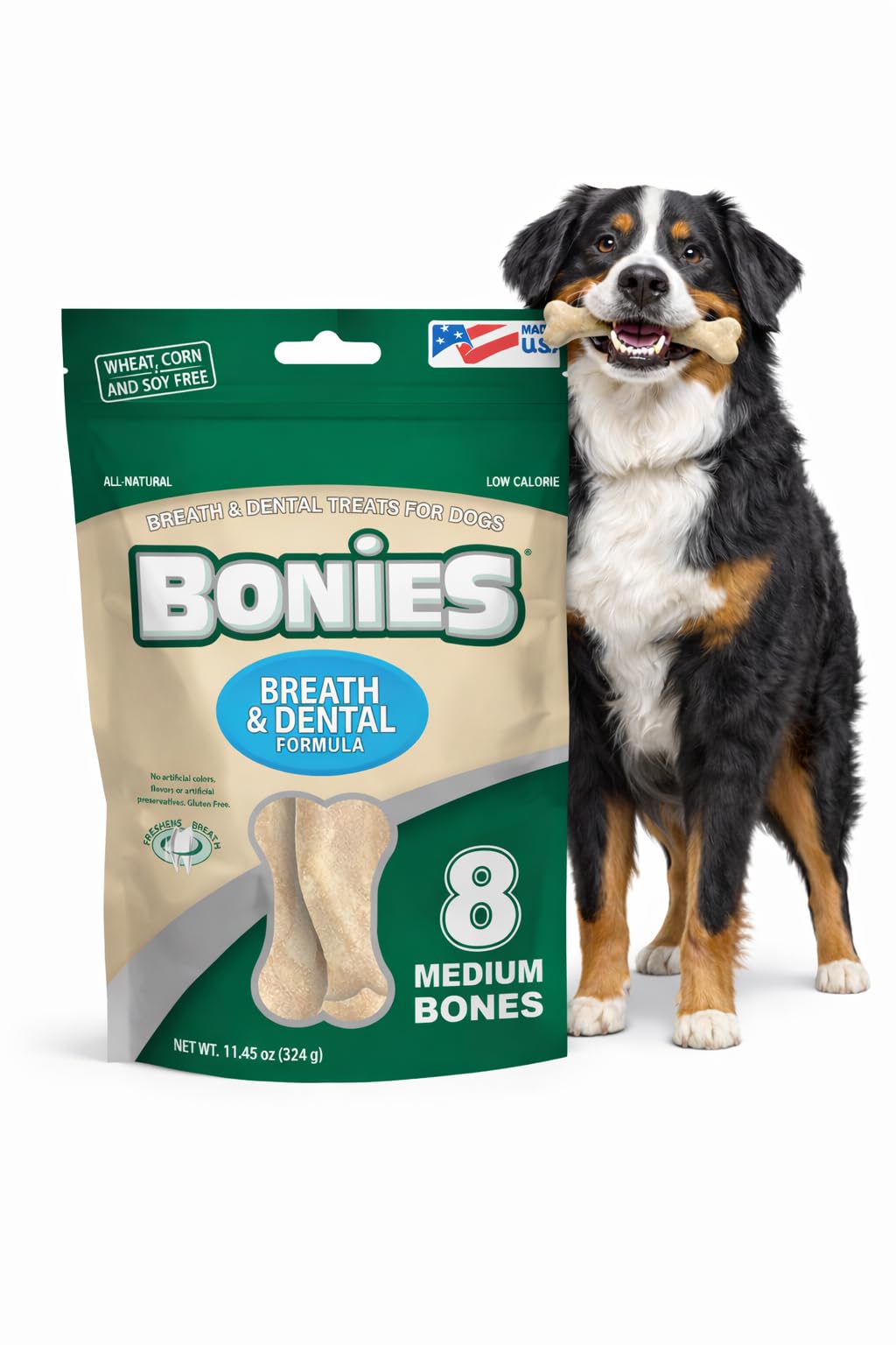 Amazon.com : Bonies Breath and Dental Formula Treats for Dogs, All