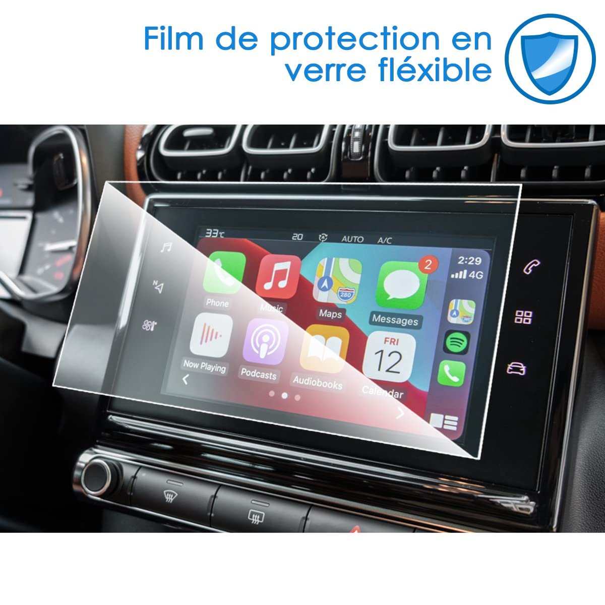 KARYLAX Protection D'écran En Verre Flexible 100% Transparent