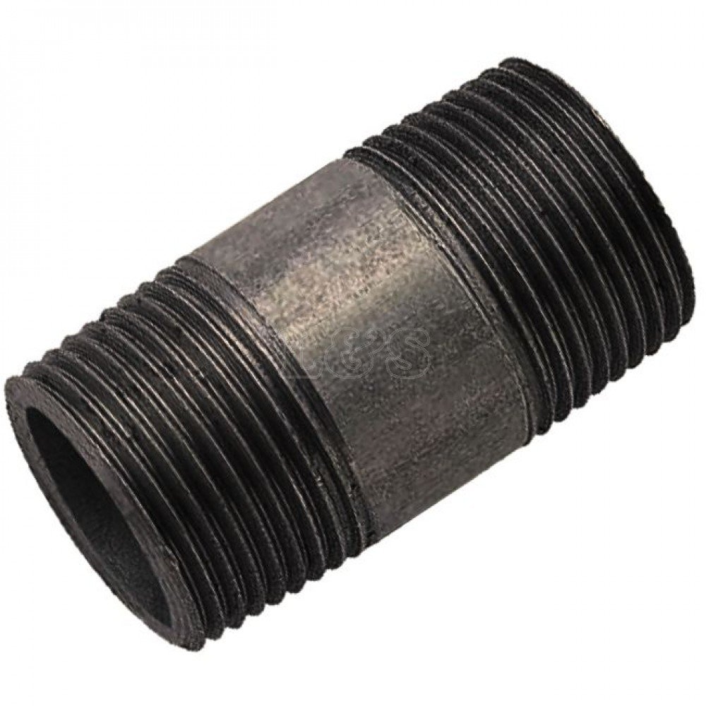 Barrel Nipple 1/2"" BSP Galvanised Malleable Iron Pipe Fitting