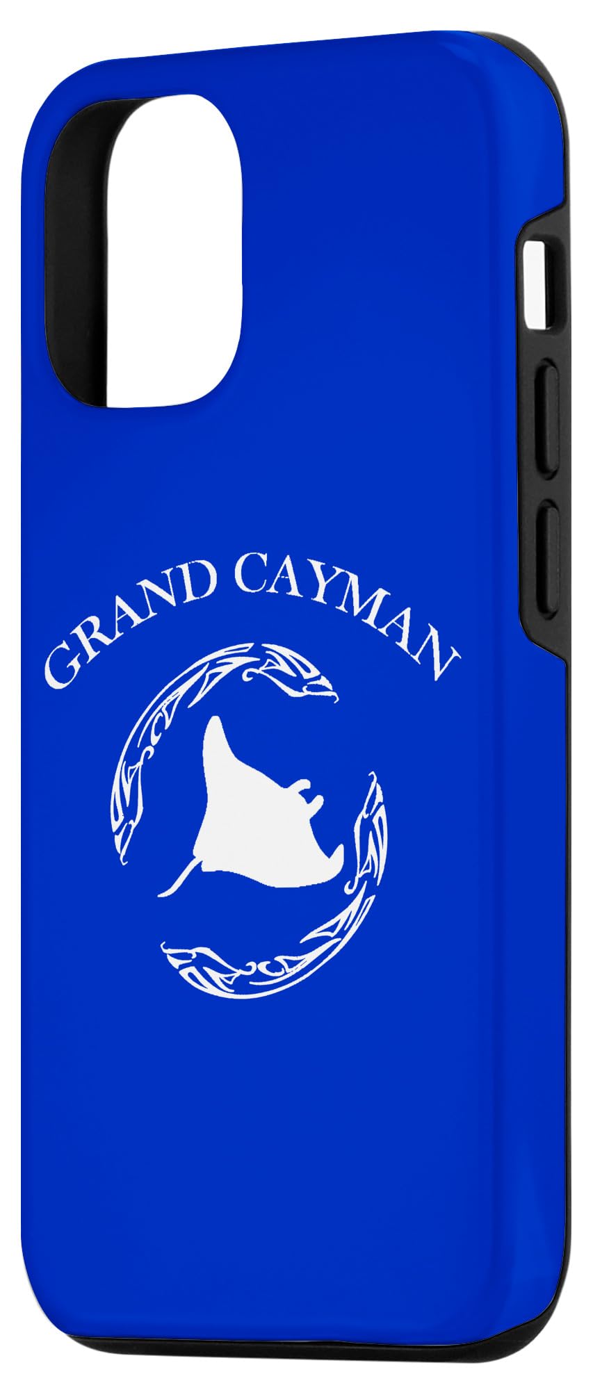 iPhone 15 Pro Grand Cayman Vintage Tribal Stingray Souvenir Case - Image 2
