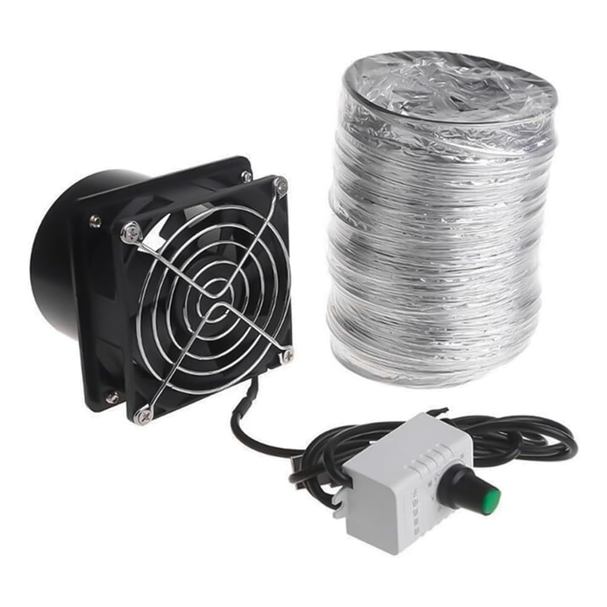 Nicear Kitchen Exhaust Fan Ventilation Fume Extractor Duct Exhuast Fan USB Adjustable Speed for Home Bathroom Kitchen