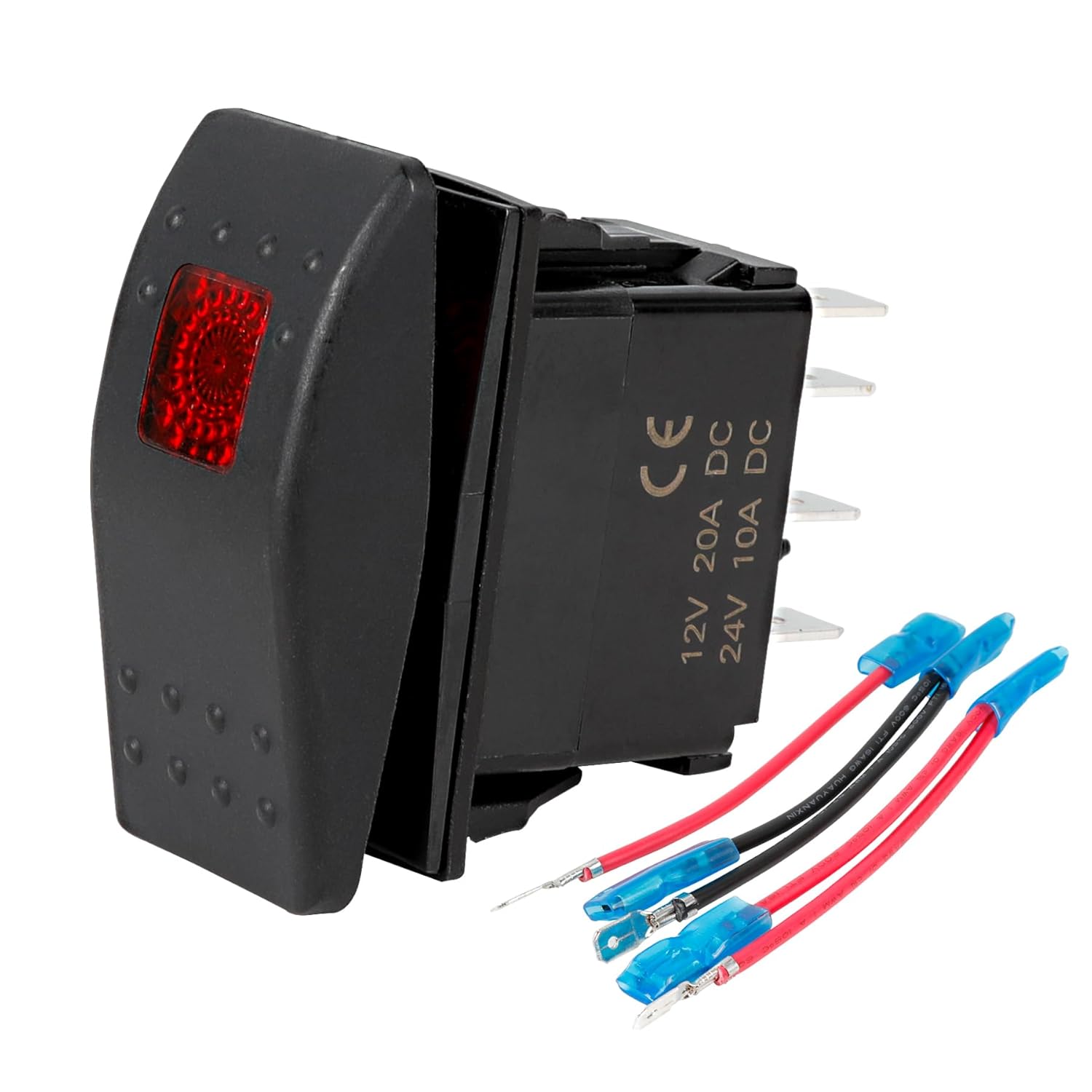 Amazon.com: 308-1062 Rocker Switch 5 Pin (ON)-Off-(ON) Remote Start ...