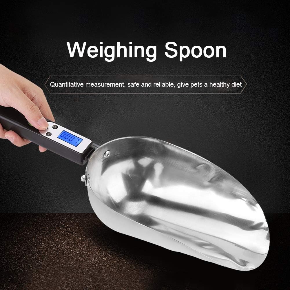 Electronic Measuring Spoon Kitchen Digital Spoon Scale Poultry Food Weighing Spoon Feed Shovel Digital Spoon Scale Food Measuring Scoop Scale for Food Farm Poultry Feeding Tool