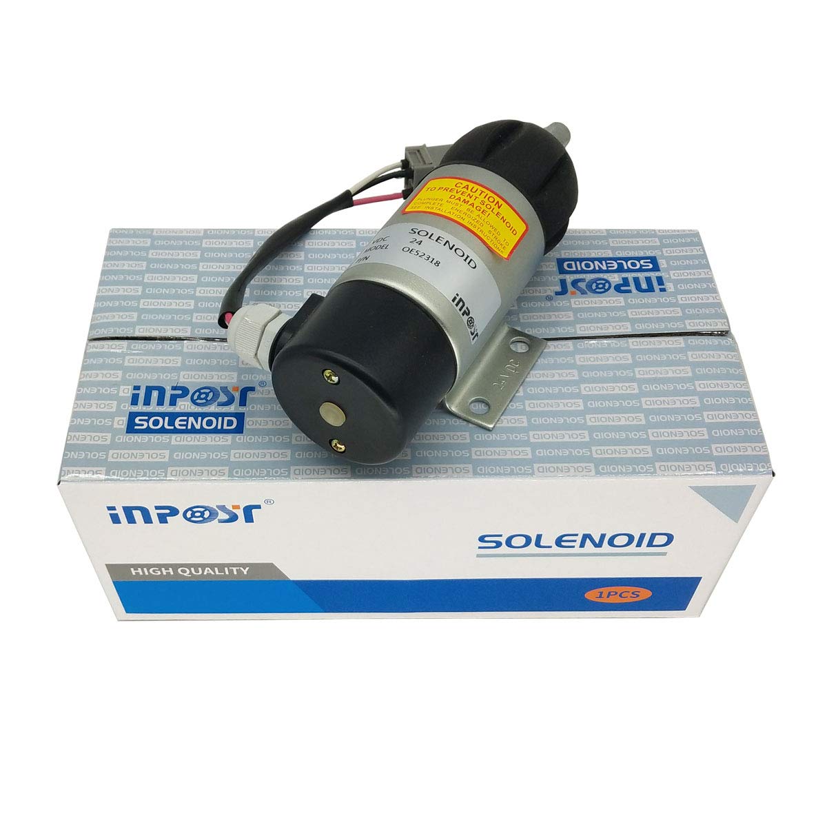 OE52318 24 V válvula de solenoide de apagado de combustible para Perkins 2006 3008 3012 Series Volvo Penta 872825 873754 1830592 872458 881969