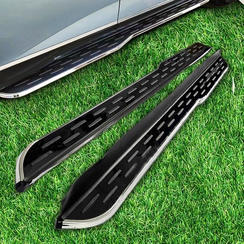 Pedane Laterali In Alluminio Per DS 7 Crossback (2018-2026) – Kit Antiscivolo Senza Trapano, 2 Pezzi Colore Argento
