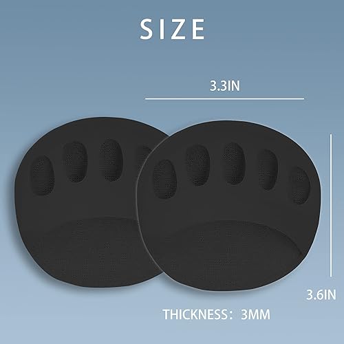 Miniatura 2 de Cojines de bola de pie (7 pares), almohadillas metatarsianas, calcetines invisibles para mujeres y hombres, almohadillas de gel suave para pies