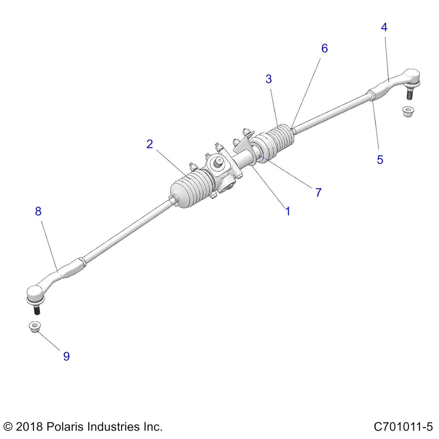 Polaris 1824349 Steering Gear Box RZR General 1000 900 S