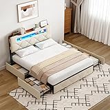 QMTXBYJ Cama Tapizada 160x200 cm, Terciopelo