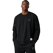 Game 7 x NHL Men's Officially Licensed Long Sleeve Classic Crew Neck Cotton T-Shirt, Black, XS