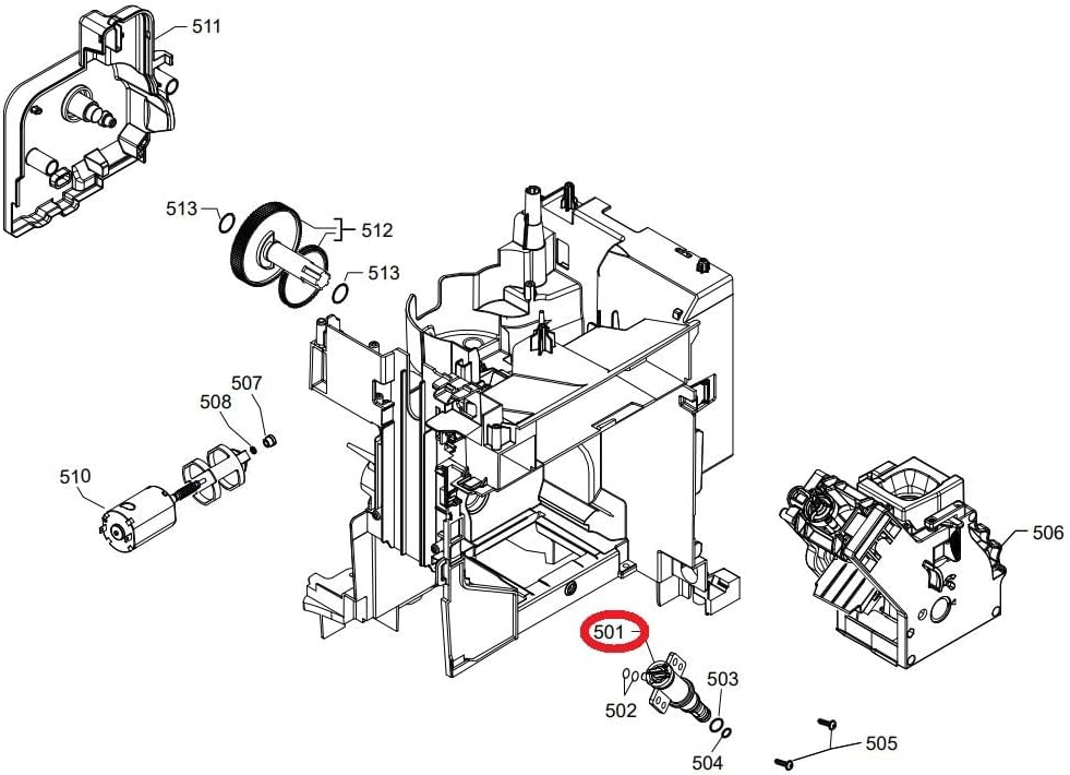 Black Boiler Pin Valve 4 Bar compatible with Philips Coffee Machines