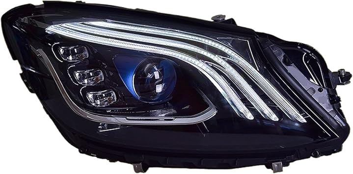 Headlight Headlights Assembly Pair Compatible With Mercedes W222 S320 S400 S350 2014-2018 LED Headlight Projector Lens DRL Animation Automotive Accessories