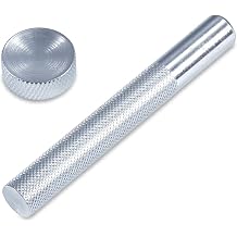 Double Cap Rivet Hand Setter Tool - Includes Base and Ram - for Double Cap Leather Rivets