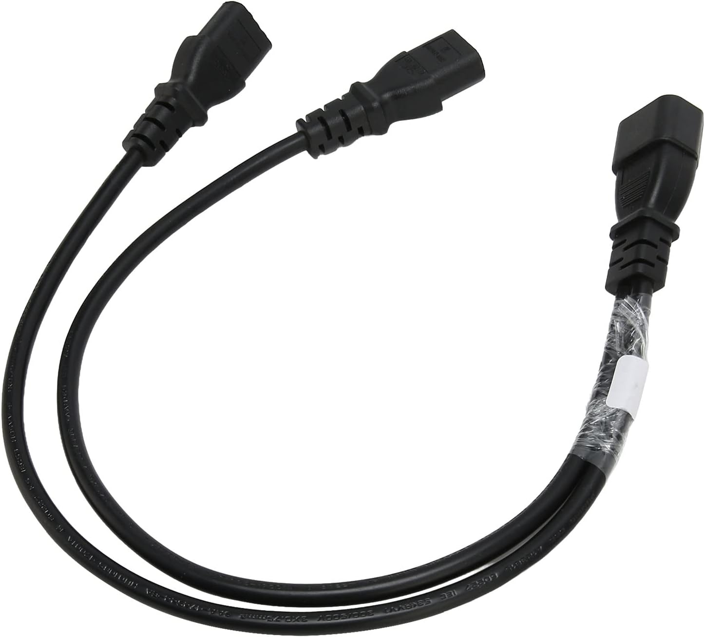 UPS Server Power Cable, C14 To 5 15R C13 Cord Y Type Short Power Tensile for Monitor for PC