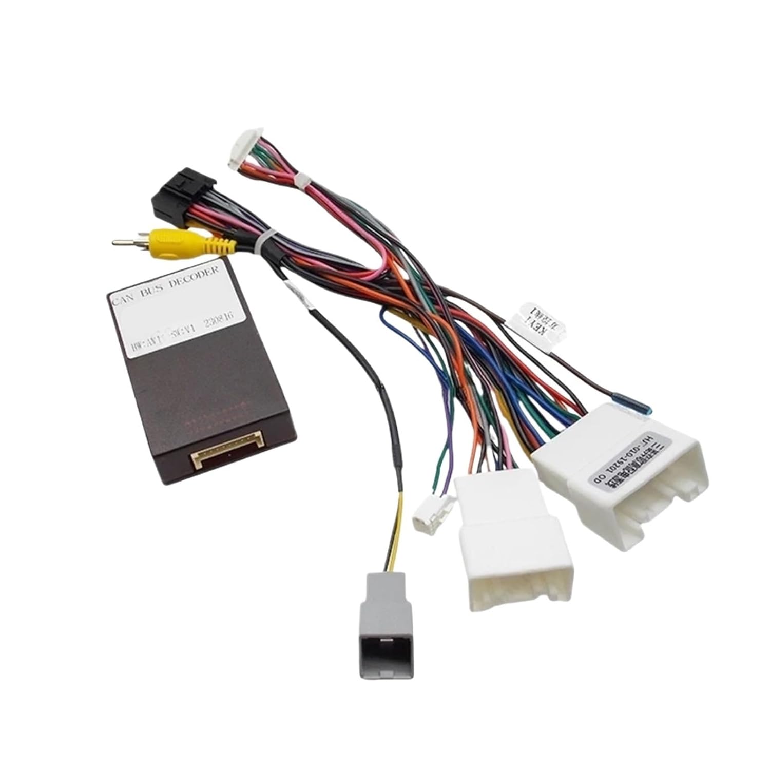 Car 16pin Audio Wiring Harness with Box Compatible with Mitsubishi Eclipse Aftermarket Stereo Installation Wire