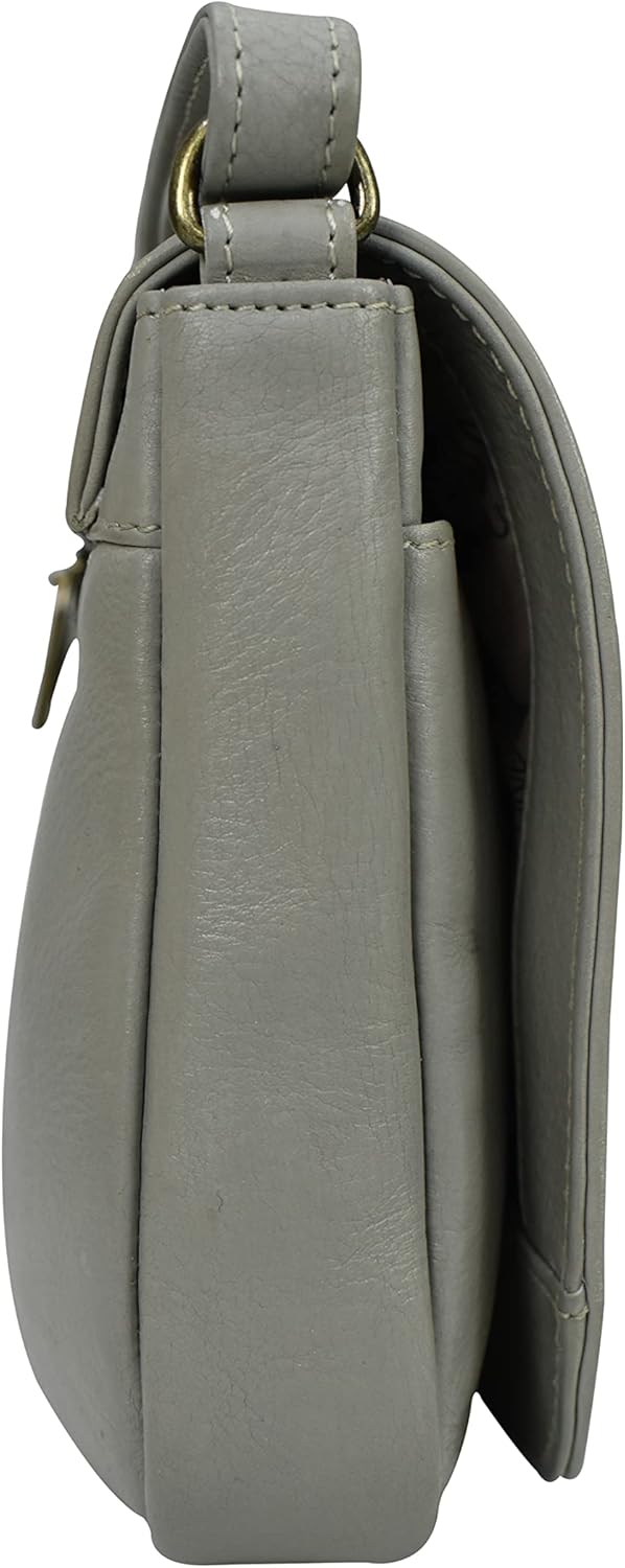 Anna by Anuschka Hand Painted Women’s Genuine Leather - Flap Crossbody