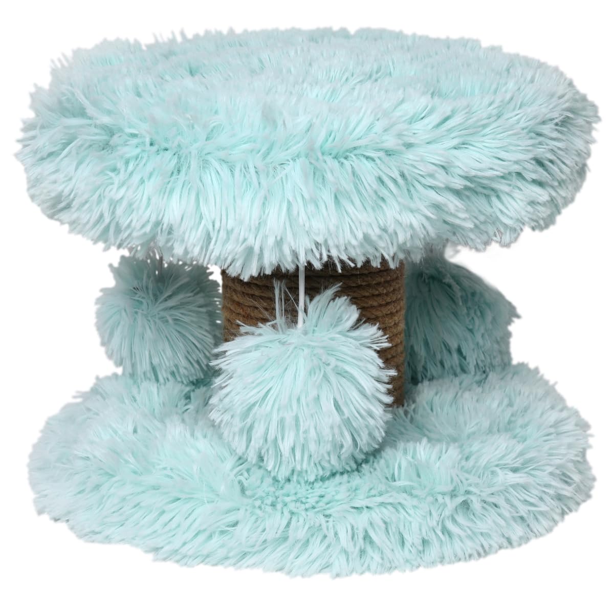 Arbre à chat Fluffy Lycia Topmast bleu clair pour grand chaton
