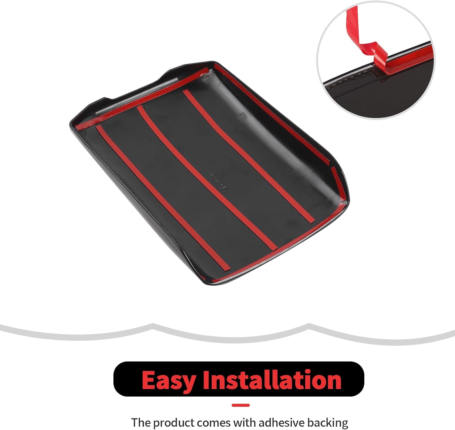 RT-TCZ Center Console Cover Armrest Box Cover Trim Decoration Interior Accessories for Jeep Grand Cherokee 2022 2023 2024 2025 (Black Carbon Fiber)