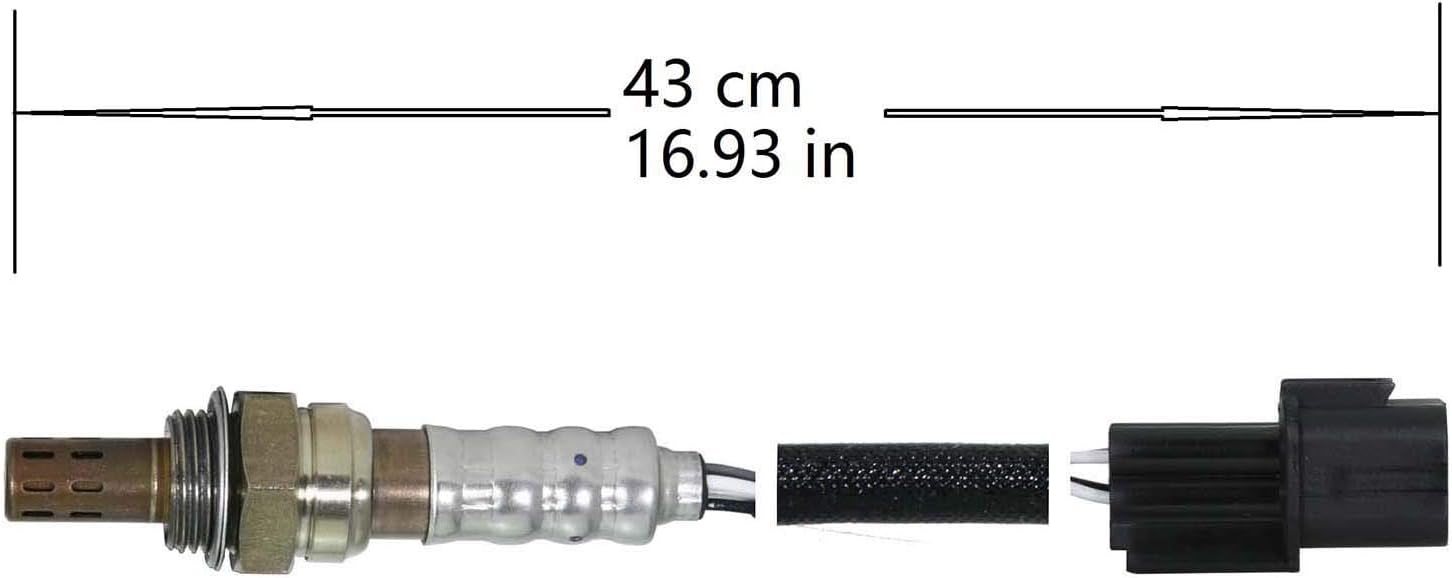 Maxfavor 2Pcs Upstream and Downstream Oxygen Sensor O2 Sensor Replacement for 2005 2004 2003 2002 2001 Chrysler Sebring Dodge Stratus Mitsubishi Eclipse Galant V6 3.0L O2 Sensor 234-4739 234-4656
