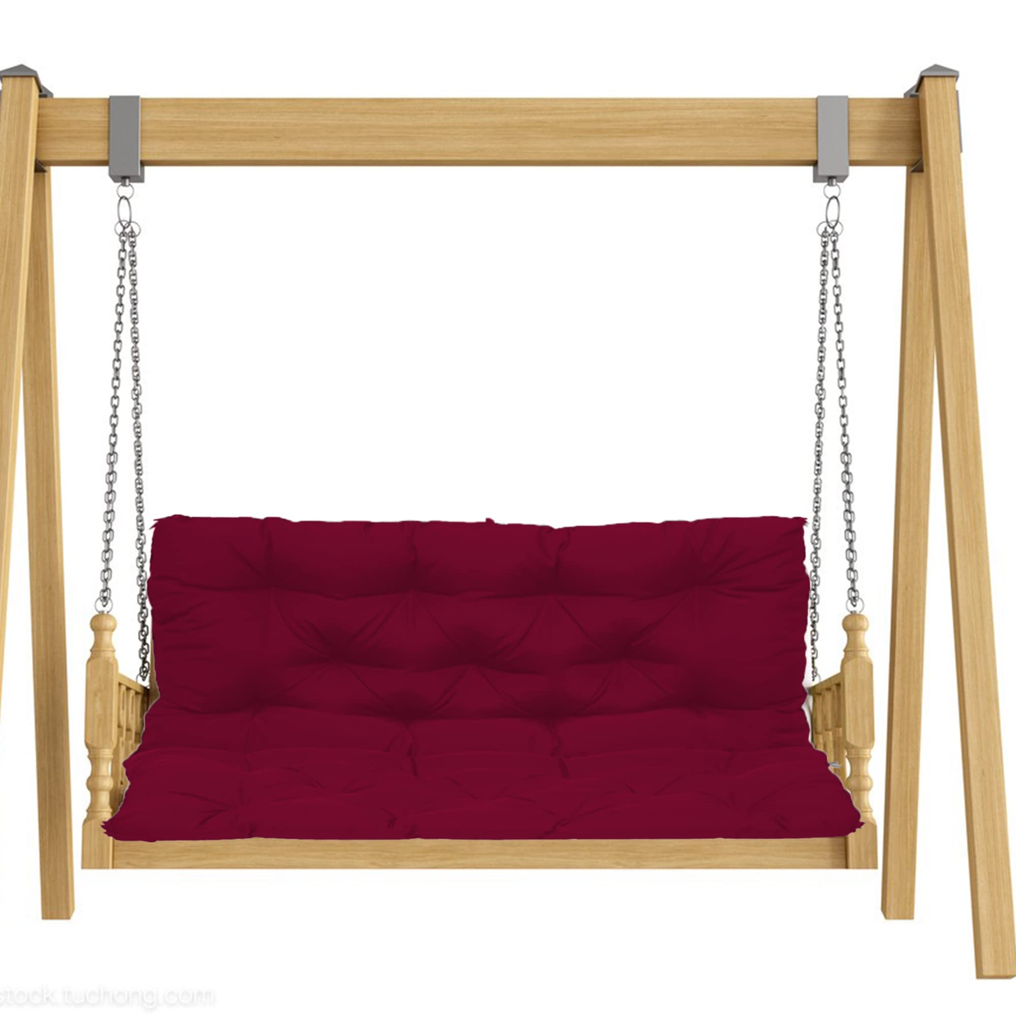 Coussin de banc imperméable fini le bois dur et humide dossier confort 100x100