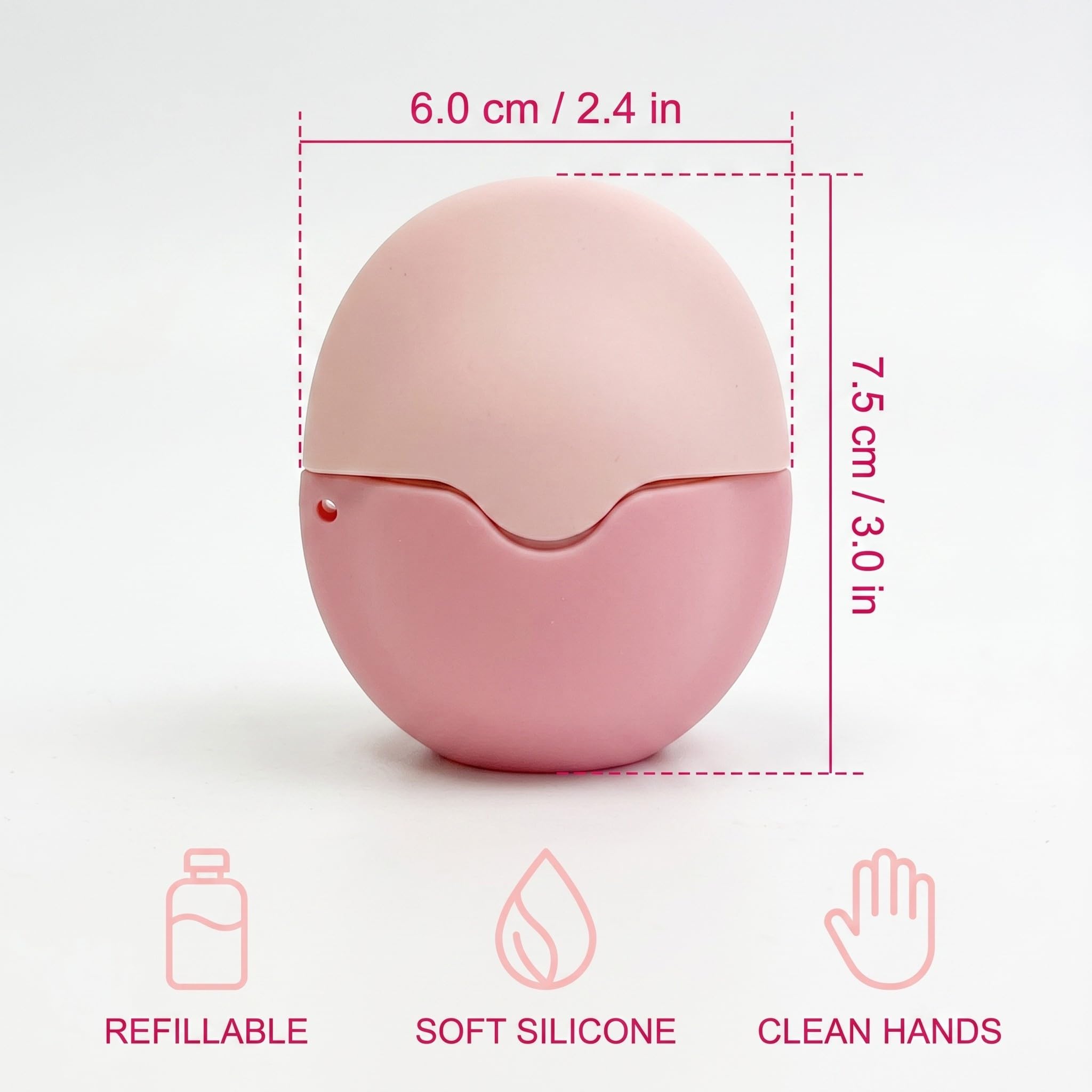 Applicateur Crème Solaire Roller Rechargeable, 1 Pièce Rose – Pour Corps, Dos & Enfants, Application Facile & Uniforme.