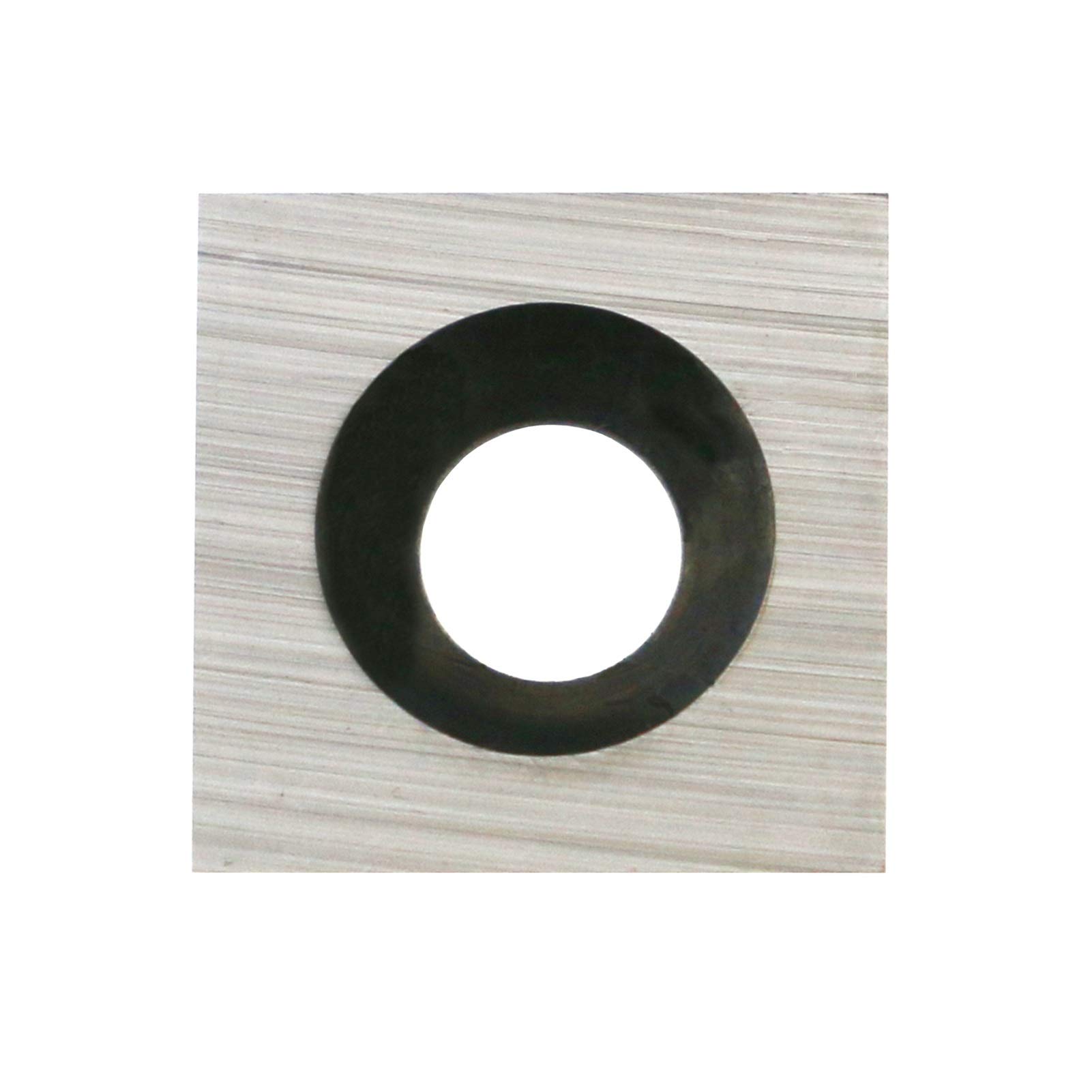 Cortador de fresado de superficie Tres cortadores de fresado de cuchillas de carburo de madera recta cuadrada (11 mmx11mmx2.0mm) 4 cuchillas para torno de madera