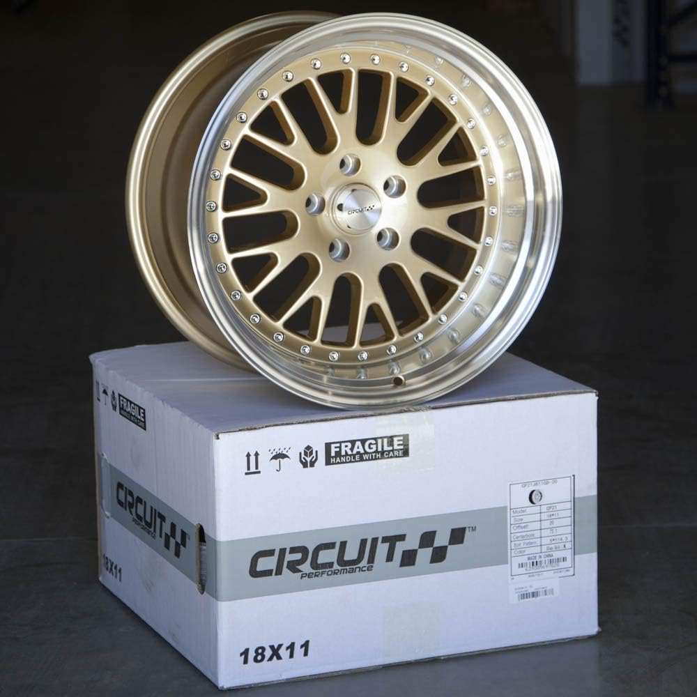 Circuit Performance CP21 18×11 Gloss Gold Wheel 5×114.3 [+20mm]