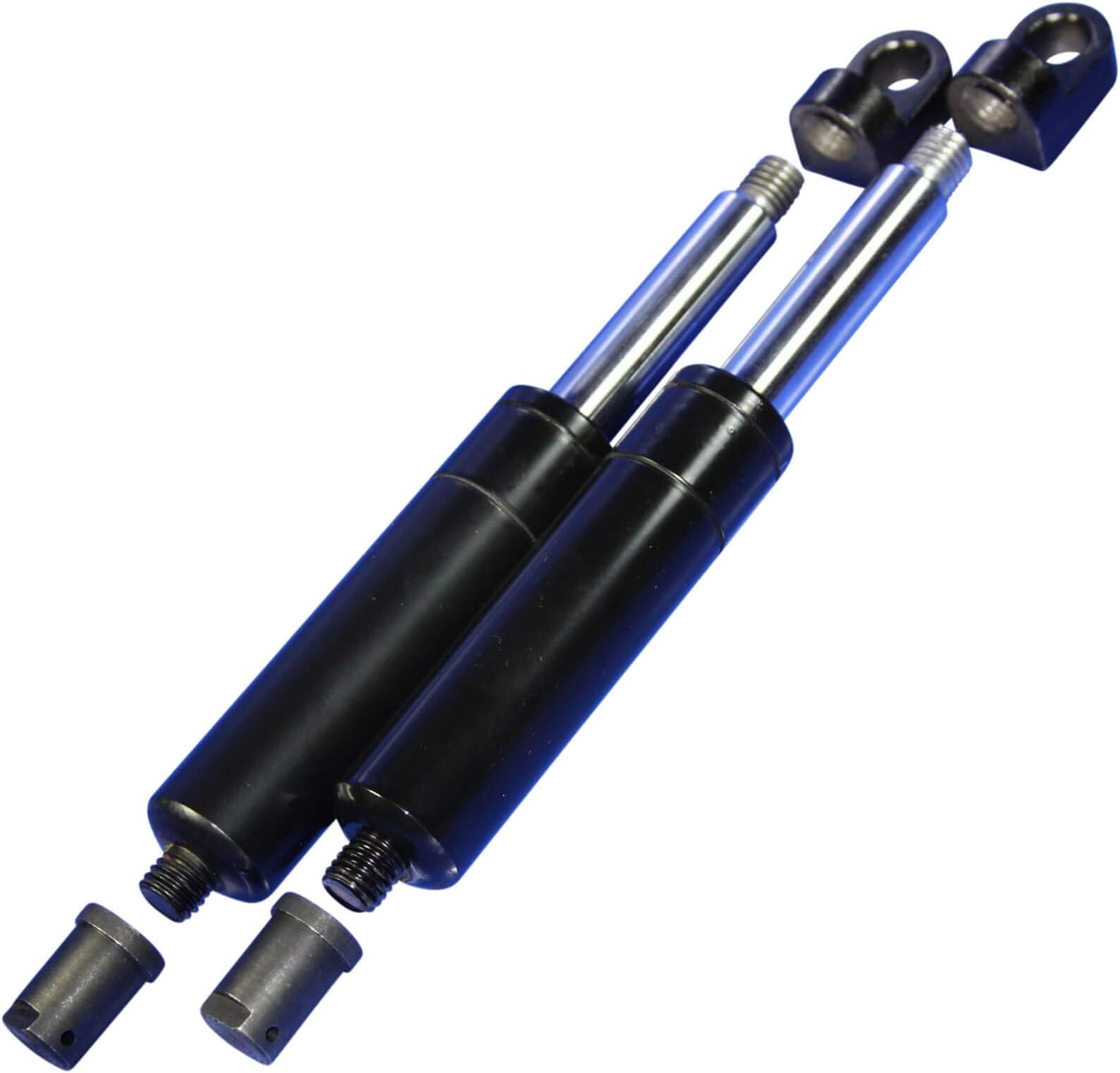 2 Bolt On Lambo Vertical Door Kit Replacement Shocks + L Fittings & End Caps - 7 3/4" M12 500lbs to 950lbs by XEquipped (950lbs)
