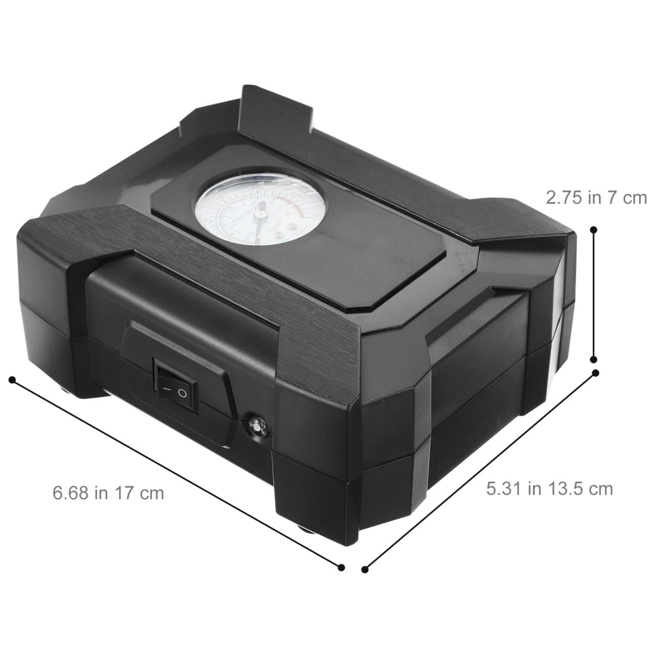 Ciieeo Elektrische Luftpumpe Tragbarer Reifenkompressor Autoreifenpumpe Inflator Mit -licht Für Motorrad Fahrrad Ball Camping