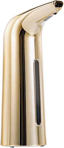 Dispensador automático de jabón 400Ml Sensor inteligente líquido sin contacto infrarrojo manos libres, oro, ABS, PC