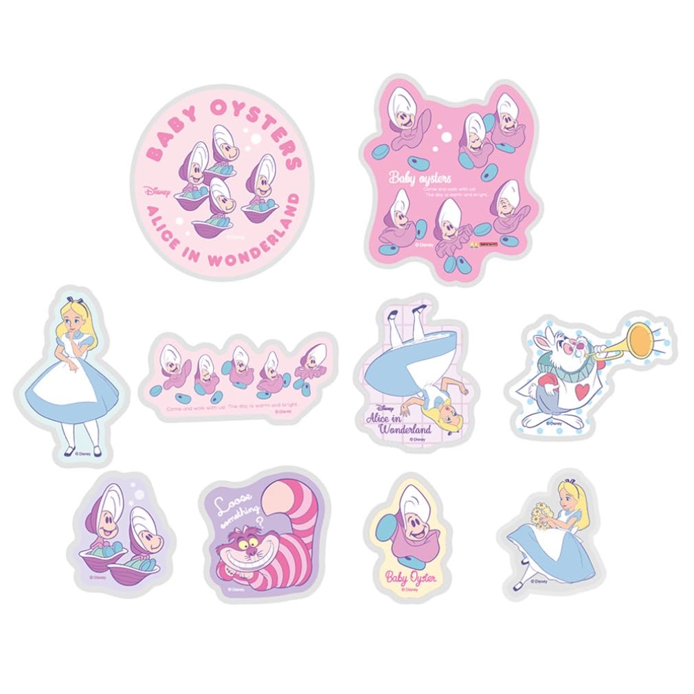 Amazon | サンスター文具 ディズニー シール ステッカー ふしぎの国の