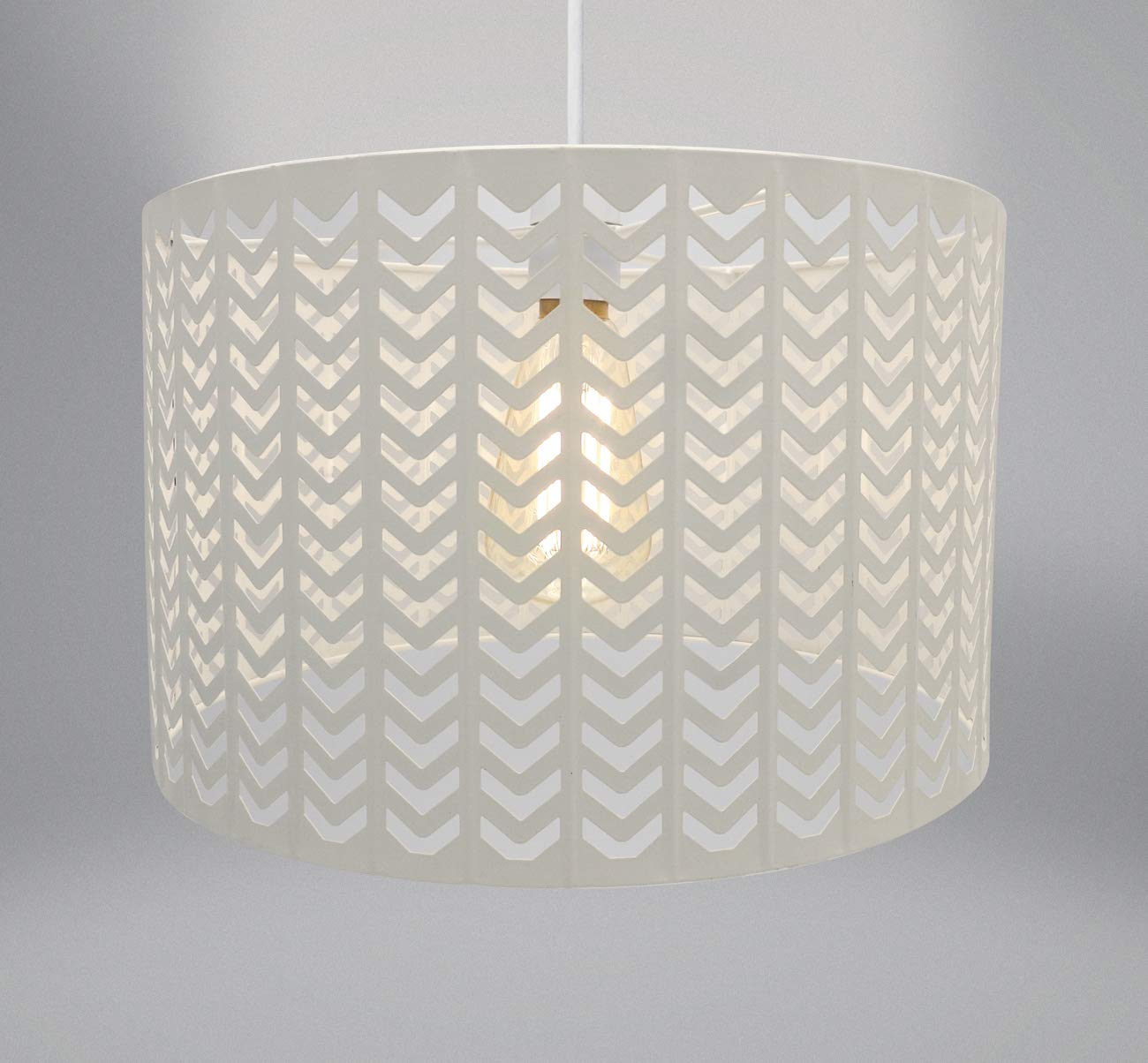 Country Club Chevron Light Fitting Modern Geometric Decoration, Oatmeal