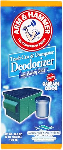 Miniatura 3 de Arm & Hammer 3320084116CT - Desodorizador de basura y contenedor de basura, tapa de espolvoreo, original, en polvo, 42.6 onzas (caja de 9)