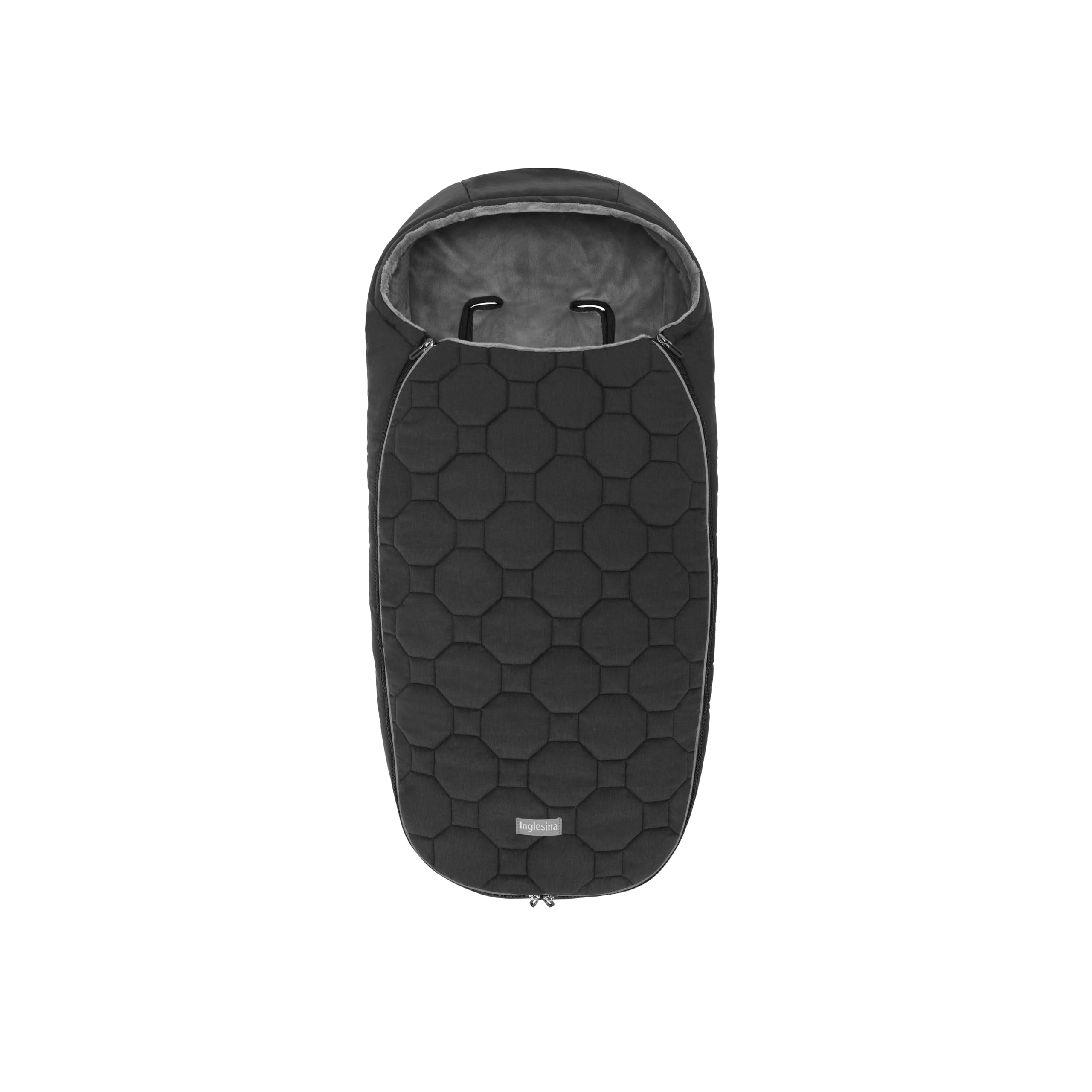 Chancelière Hiver Poussette Inglesina, Matelassée, Chaude et Antidérapante, Protection Contre Le Froid et Sécurité, Vulcan Black, Única
