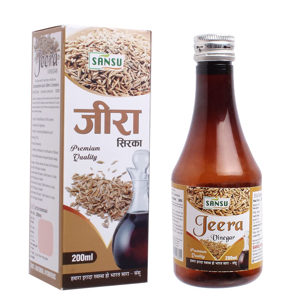 SANSU JEERA SIRKA / CUMIN CIDER VINEGAR (200ML(PACK OF 2)) (B09TXMD7BT) Amazon Price History, Amazon Price Tracker