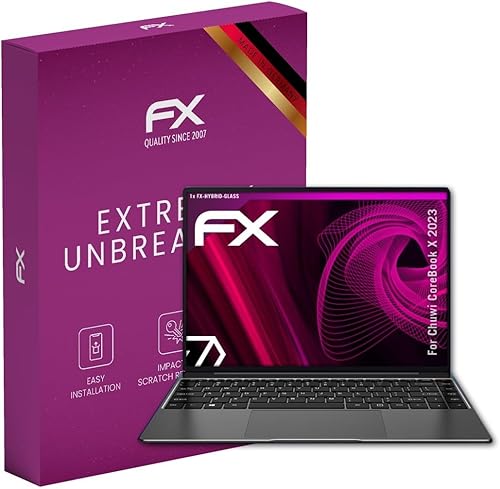 Película protectora de vidrio de plástico compatible con Chuwi CoreBook X 2023 Glass Protector, 9H Hybrid-Glass FX Glass Protector de pantalla de