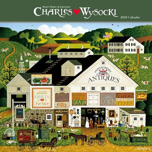 Wysockiamericana2025wallcalendar  Urban Country Home Decor Wysocki americana 2025 wall calendar  urban country home decor