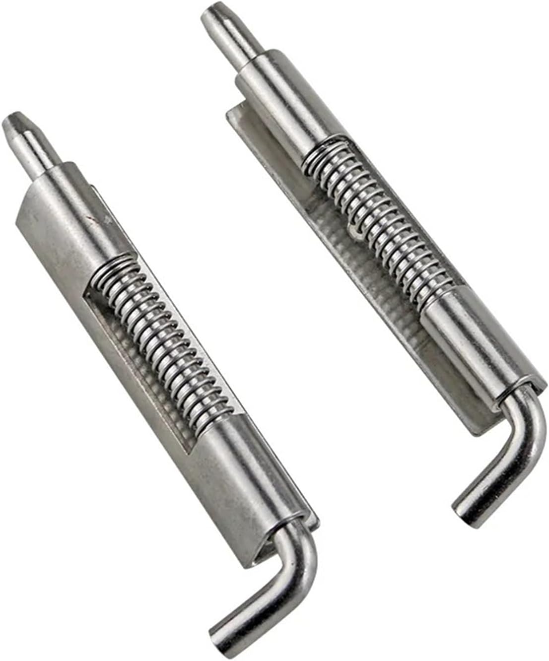 Stainless Steel Spring Bolt Hinge Iron Sheet Cabinet Door Detachable Left and Right Cabinet Door Bolts 1Pcs(Left Direction)
