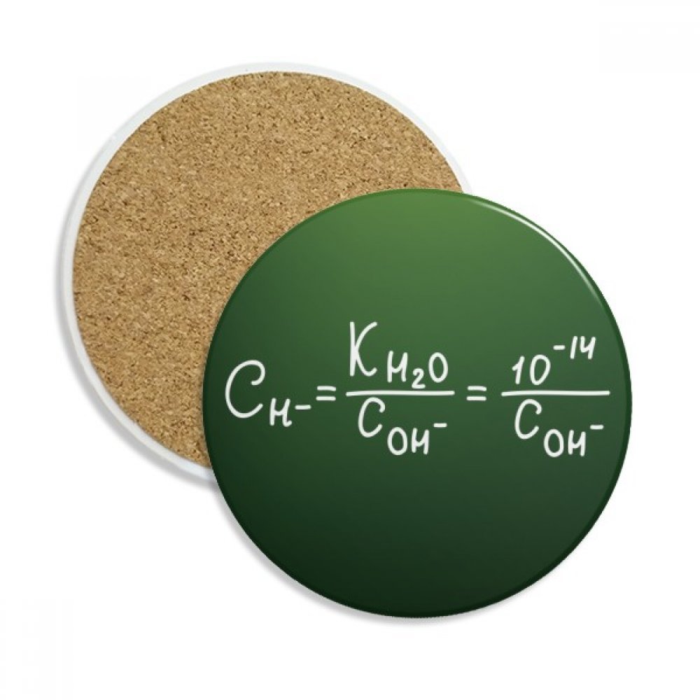 Coaster en céramique ION Chimie verre et tasse absorbant