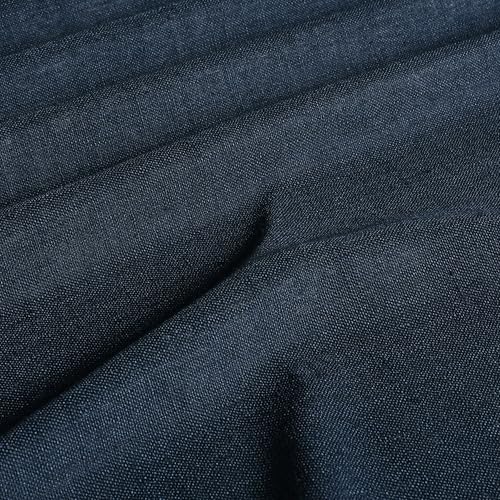 Image of Vision Home Navy Blue Pinch Pleated Full Blackout Curtains Linen Blended Room Darkening Window Curtains 102 inch for Living Room Bedroom Thermal Insulated Pinch Pleat Drapes with Hooks 60 inch Wx102 Lx1