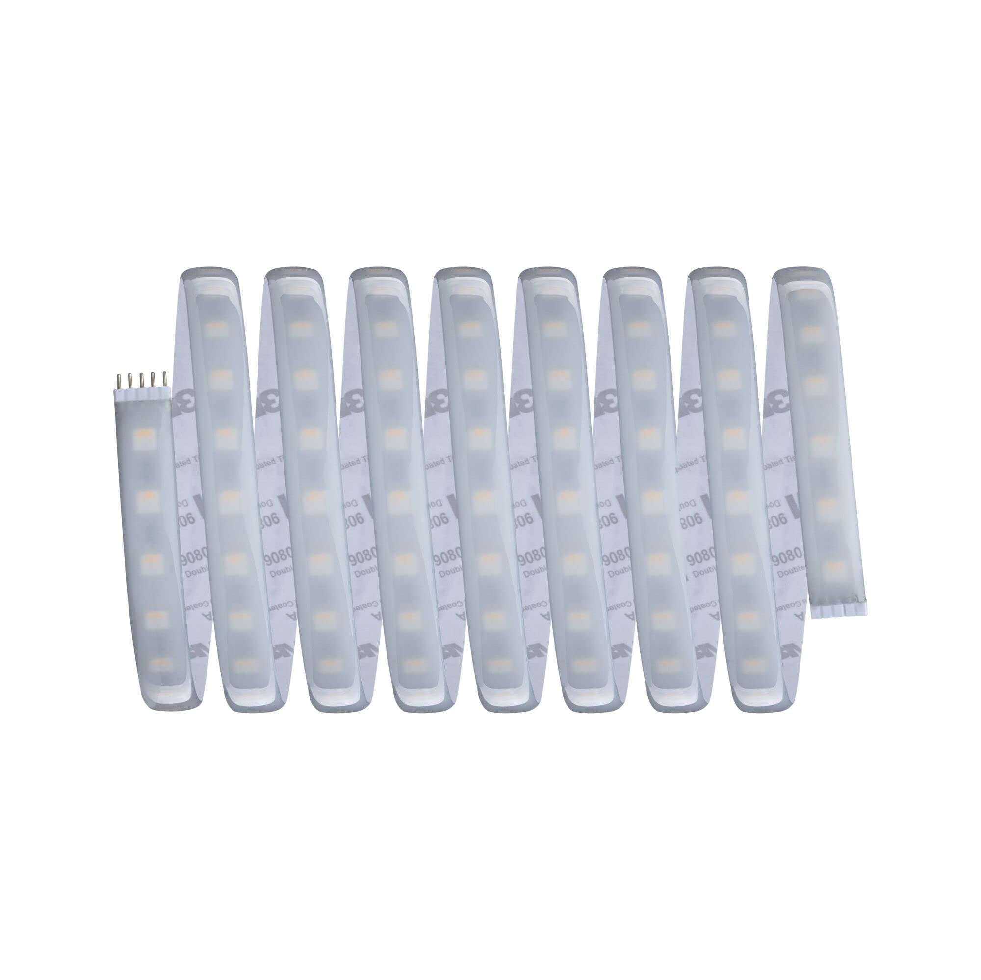 Paulmann 70529 Strip LED MaxLED 1000 RGBW juego básico IP44 33W 1000lm/m regulable 3m plateado plástico 72 LED/m 75VA