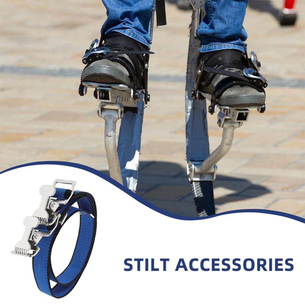 Homoyoyo 4pièces Sangles Réglables Pour Échasses De Plaquiste Kit De Bandes De Fixation Pour Accessoires Compatibles Avec Plusieurs Modèles Ajustement Personnalisé