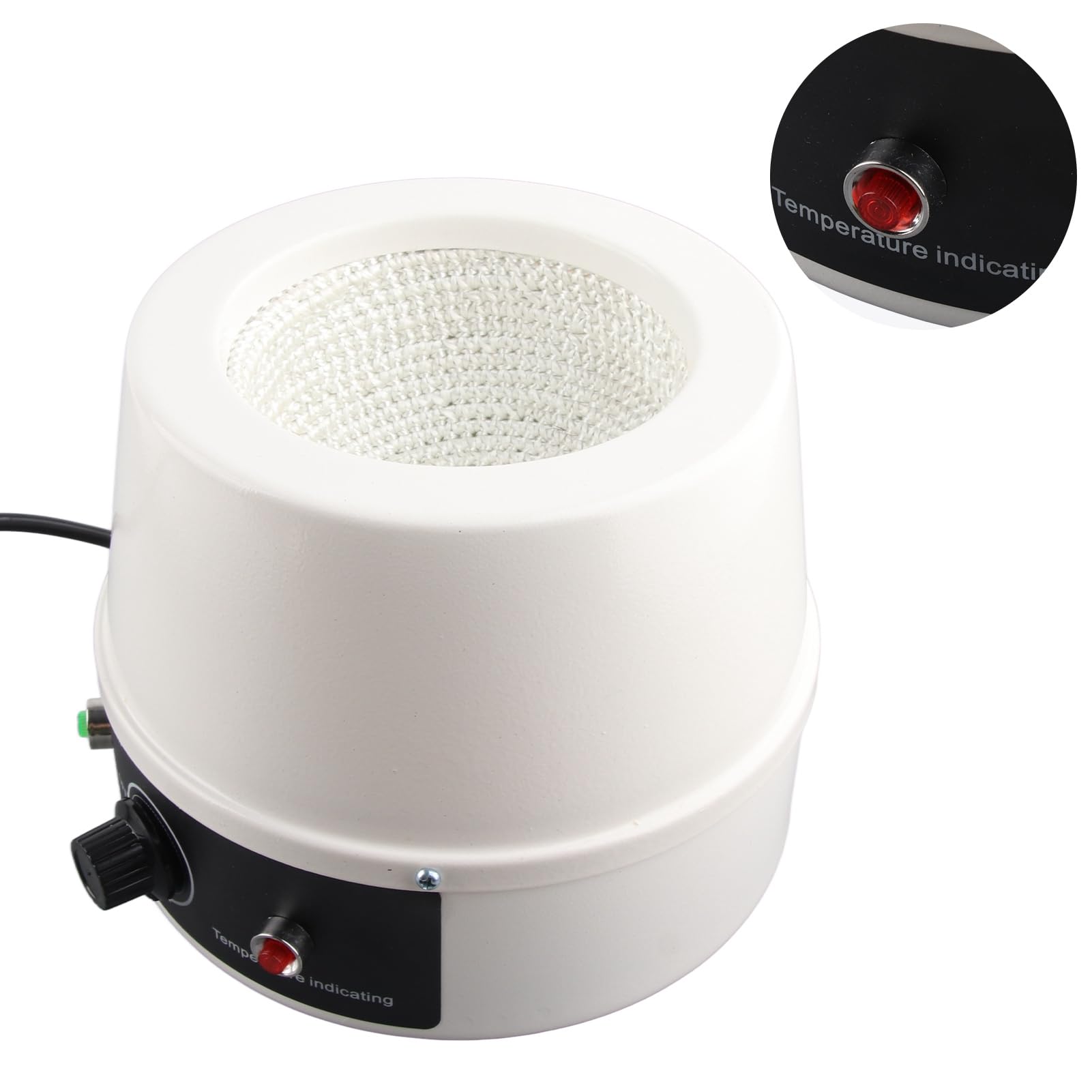 01 Laboratoire Manteaux Chauffants,Électrique Chauffe-Ballon 500/1000ml,Laboratoire Thermostatique,Veste chauffante électriqueContrôle température,pour Industries,médecine TEM Max 380℃(11)