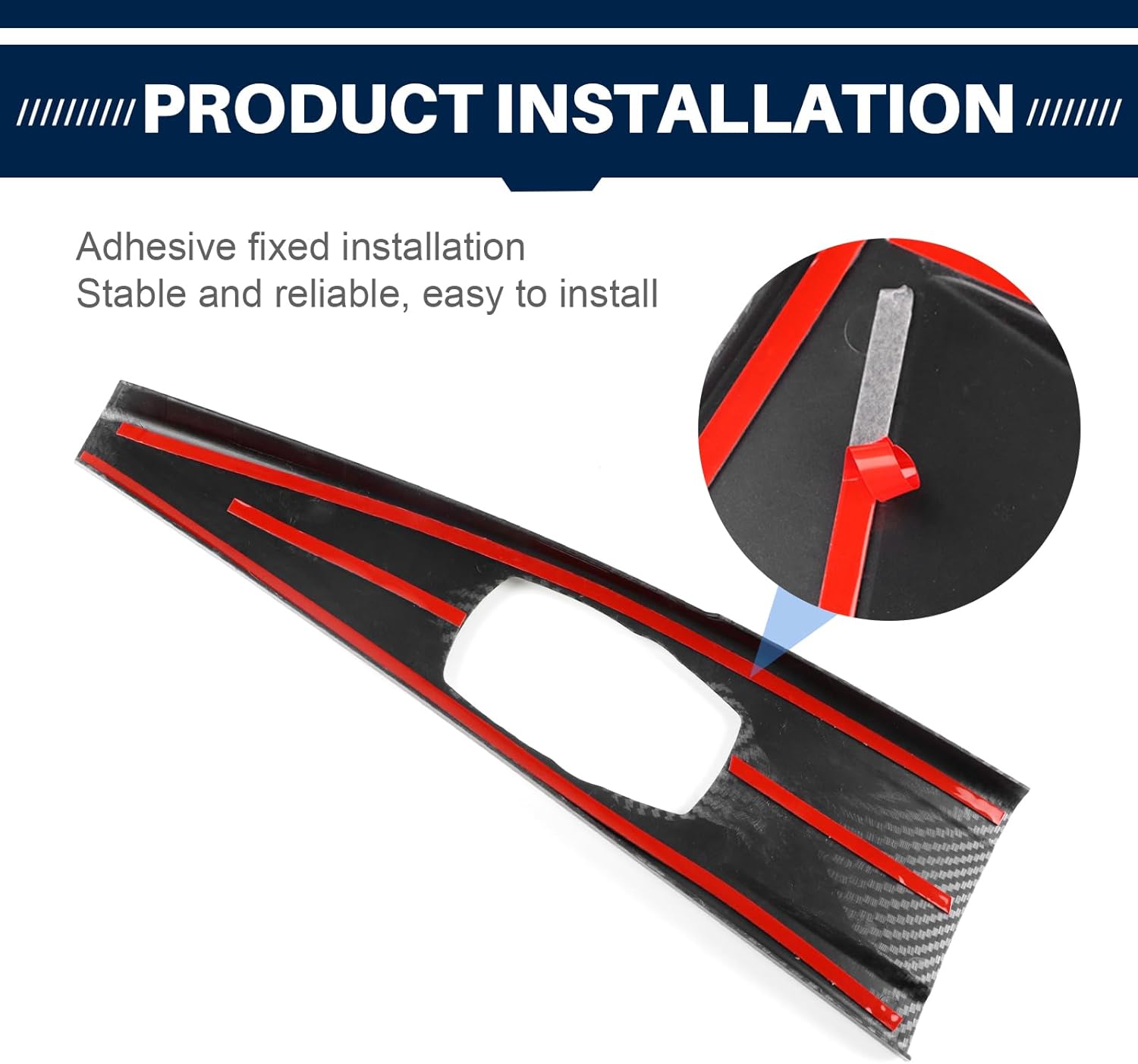 for BMW Multimedia Panel Cover, ABS Carbon Fiber Style Car Center Console Decorative Cover for BMW F30 F31 F32 F34 F36 328i 320i 335i 330i 435i 420i 430i 440i 425i, Not for F33 image 7 of 8 B0DBQBX24N