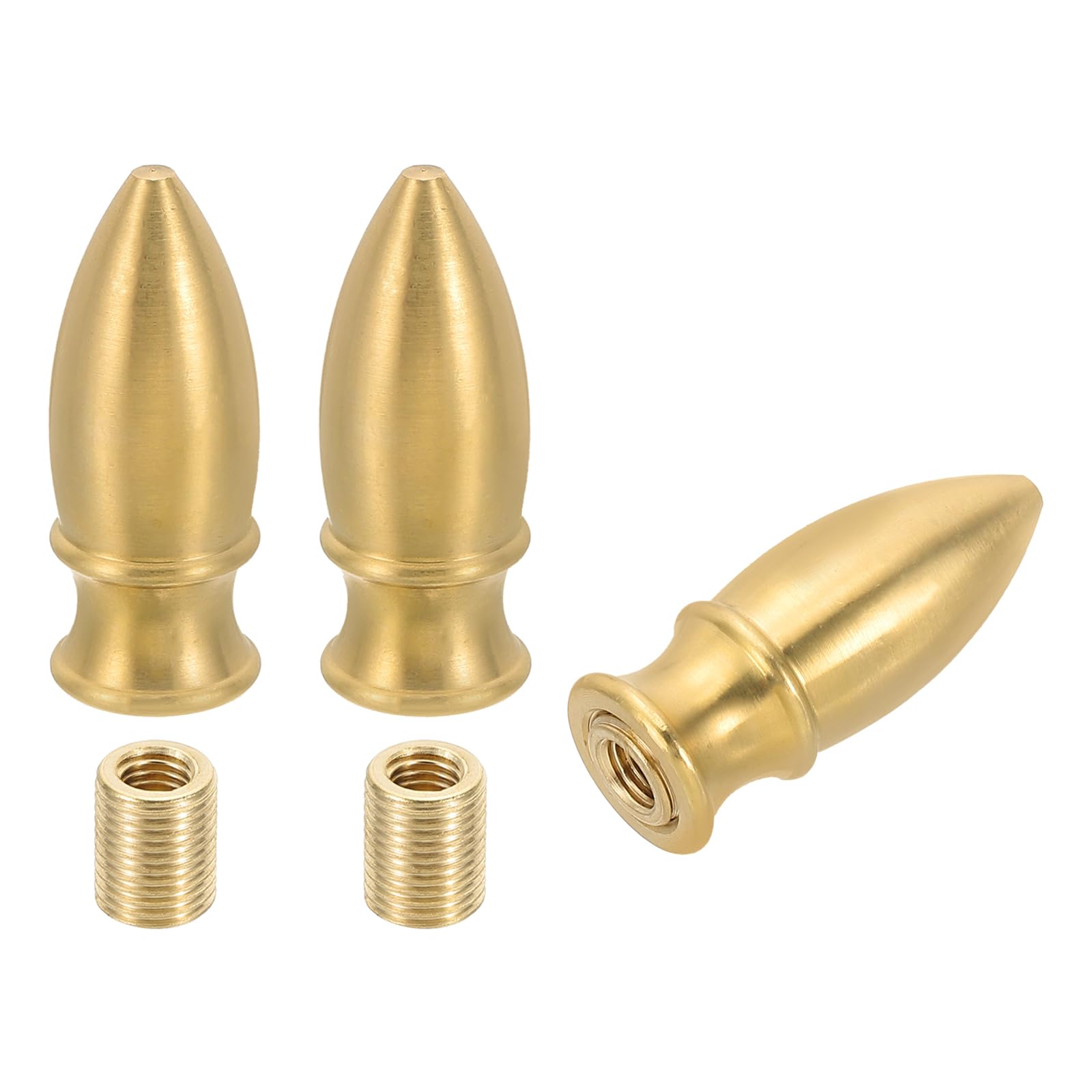 PATIKIL 16 x 40mm Lamp Finials Caps Knob