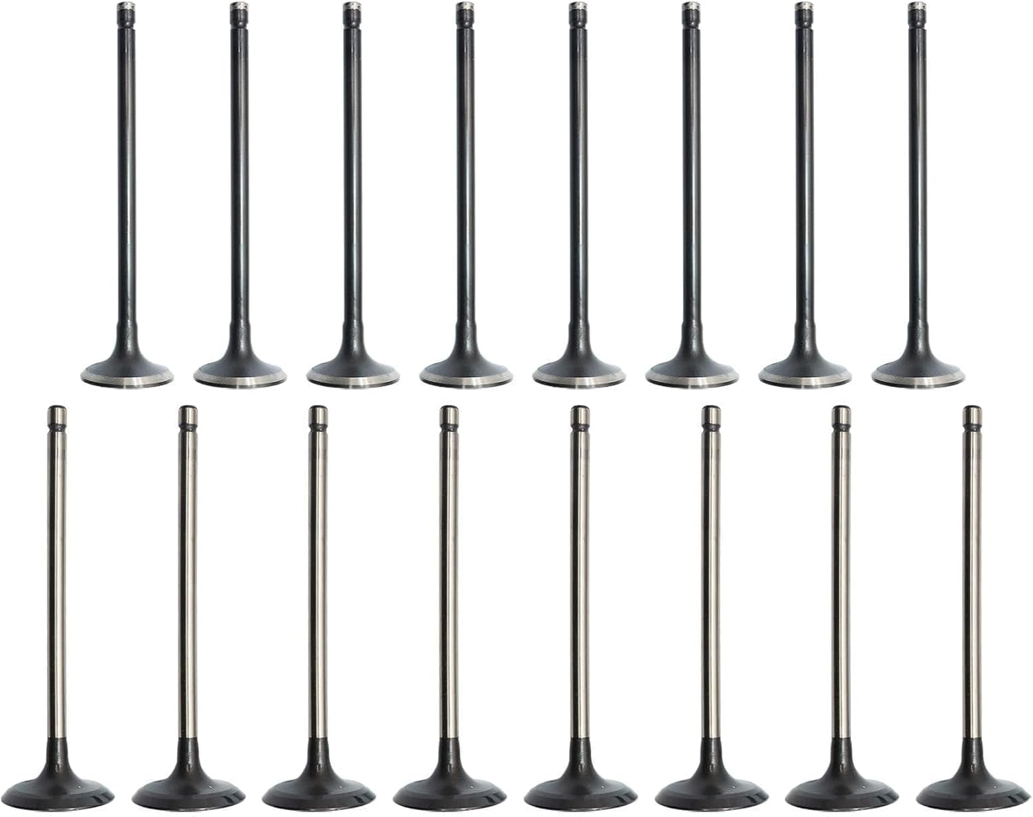 SecosAutoparts 16Pcs Exhaust Intake Valve Kit, Fit for Toyota Corolla Prius C-HR L4 1.8L DOHC 16V 2008-2015, Fit for Lexus Ct200h 2011-2017# 13715-0T010, 13711-0T010