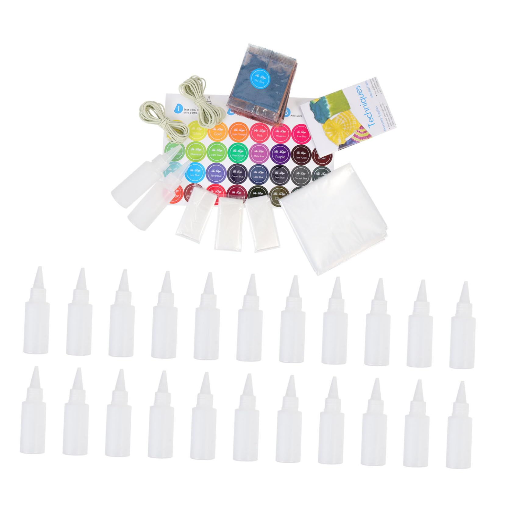 1juego De Polvo Para Teñir Telas Kit De Teñido Para Adultos Para Fiestas Campamentos De Verano y Manualidades