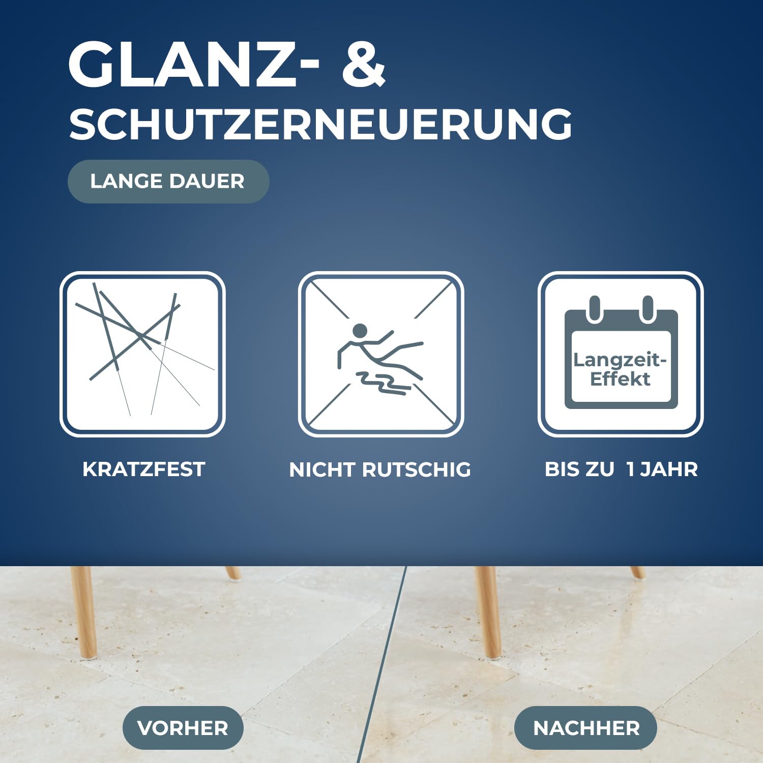 STARWAX Schützender Glanzauffrischer Marmor und Naturstein 1 l