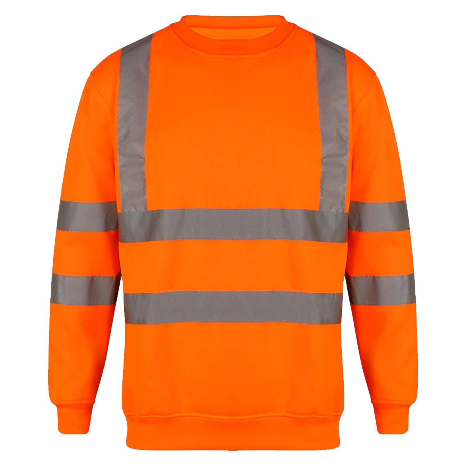 Army And Workwear Men's Orange Exact Colour: With Reflective Strips - Rail Go/Rt | Chest Size: S Small | Use: High Vis Construction Traffic Thermal Warm Builder