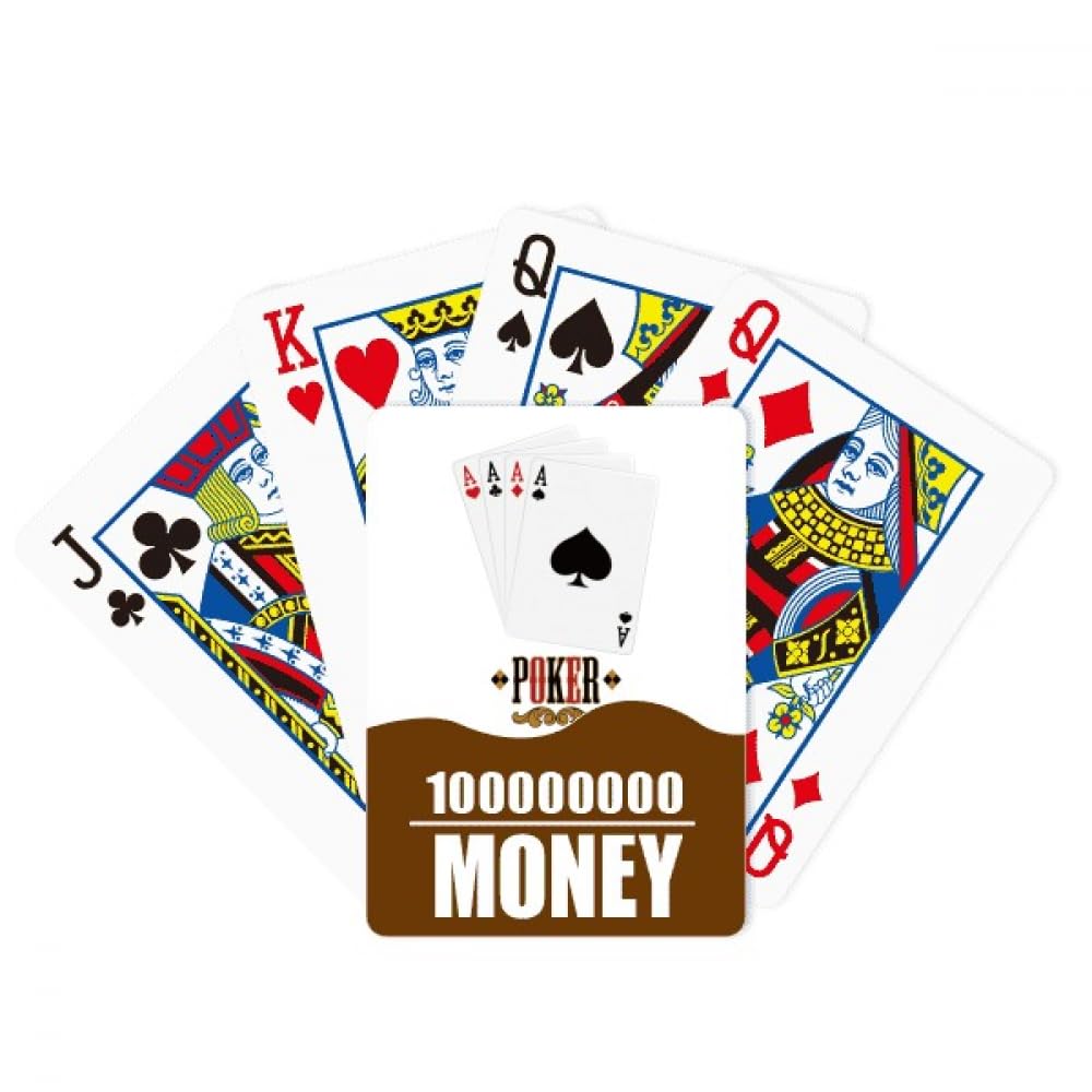 heart spade club a pattern Poker Playing Card Funny Hand Game