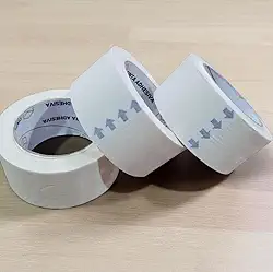 Kit 3 Rolos Fita Crepe 48mm x 50m - Uso Geral, Pintura e Embalagem, Alta Aderência